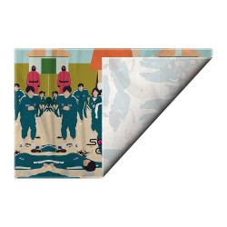 کادوپیچ پارچه‌ ای طرح سریال اسکویید گیم