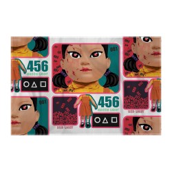 کادوپیچ پارچه‌ ای طرح سریال اسکویید گیم