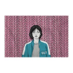 کادوپیچ پارچه‌ ای طرح سریال اسکویید گیم