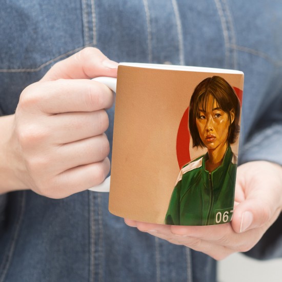 ماگ طرح سریال اسکویید گیم