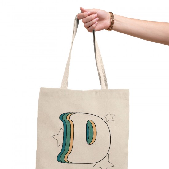 تت بگ متقال طرح حرف D رترو