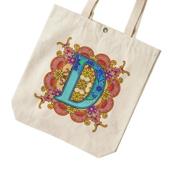 تت بگ متقال طرح حرف D ماندالا