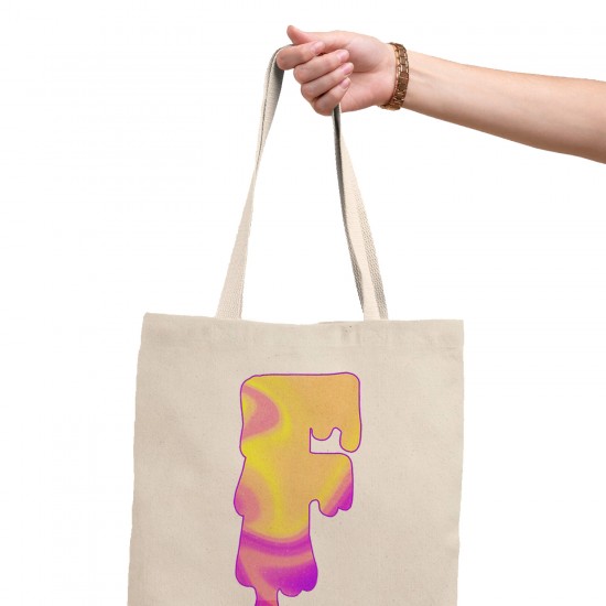 تت بگ متقال طرح حرف F هولوگرامی