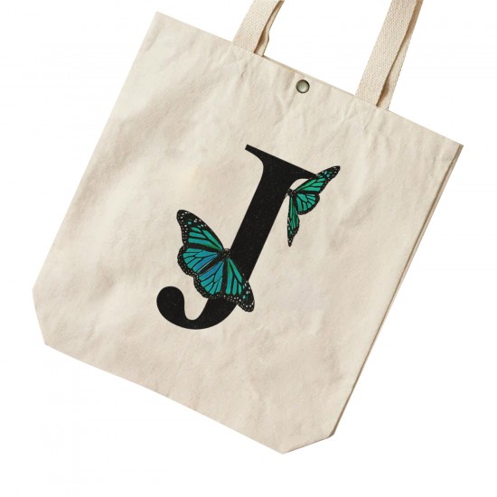 تت بگ متقال طرح حرف J پروانه ای