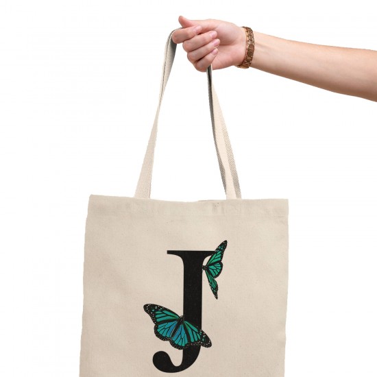 تت بگ متقال طرح حرف J پروانه ای