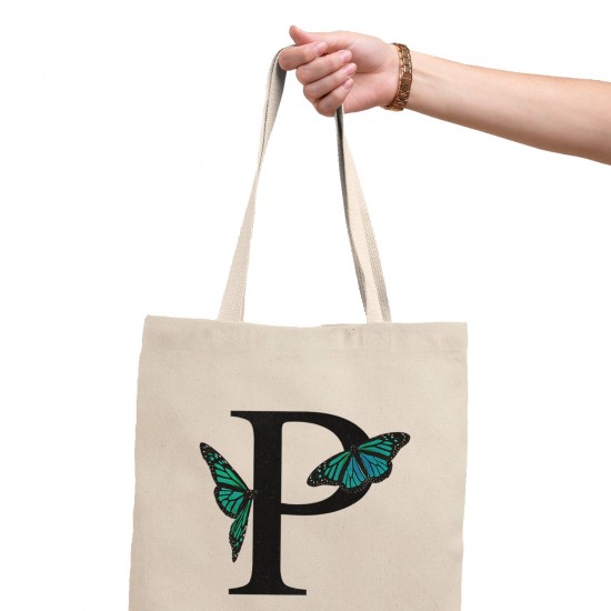 تت بگ متقال طرح حرف P پروانه ای