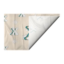 کادوپیچ پارچه‌ ای طرح حرف X رترو
