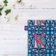کادوپیچ پارچه‌ ای طرح حرف K ماندالا