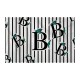 کادوپیچ پارچه‌ ای طرح حرف B پروانه ای
