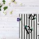 کادوپیچ پارچه‌ ای طرح حرف B پروانه ای