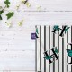 کادوپیچ پارچه‌ ای طرح حرف H پروانه ای