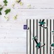 کادوپیچ پارچه‌ ای طرح حرف L پروانه ای