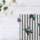 کادوپیچ پارچه‌ ای طرح حرف K پروانه ای