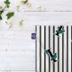 کادوپیچ پارچه‌ ای طرح حرف I پروانه ای