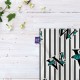 کادوپیچ پارچه‌ ای طرح حرف W پروانه ای