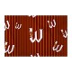 کادوپیچ پارچه‌ ای طرح حرف W هری پاتر