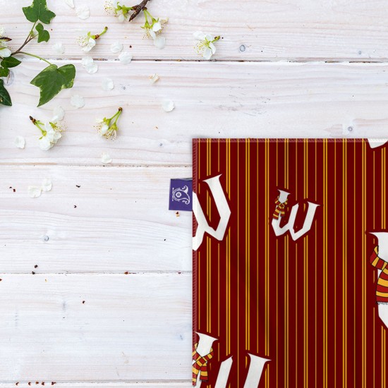 کادوپیچ پارچه‌ ای طرح حرف W هری پاتر
