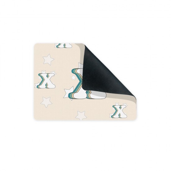موس پد طرح حرف X رترو