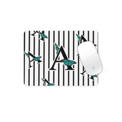 موس پد طرح حرف A پروانه ای