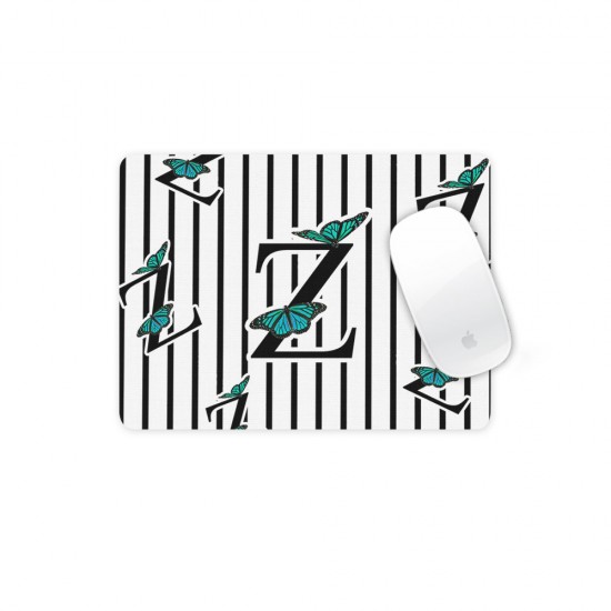 موس پد طرح حرف Z پروانه ای
