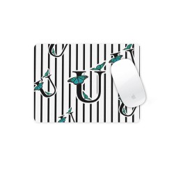 موس پد طرح حرف U پروانه ای