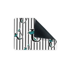 موس پد طرح حرف U پروانه ای