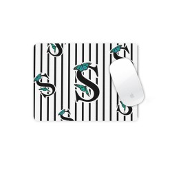 موس پد طرح حرف S پروانه ای