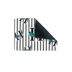 موس پد طرح حرف H پروانه ای