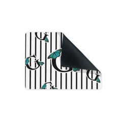 موس پد طرح حرف G پروانه ای