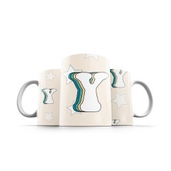 ماگ طرح حرف Y رترو