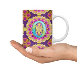 ماگ طرح حرف O ماندالا