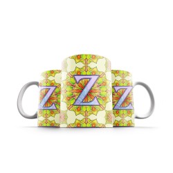ماگ طرح حرف Z ماندالا