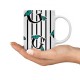 ماگ طرح حرف G پروانه ای