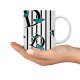 ماگ طرح حرف D پروانه ای
