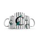 ماگ طرح حرف C پروانه ای