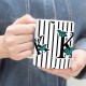 ماگ طرح حرف K پروانه ای