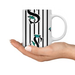 ماگ طرح حرف S پروانه ای