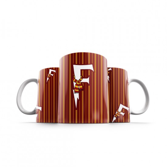 ماگ طرح حرف F هری پاتر