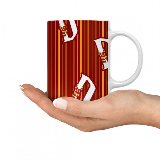 ماگ طرح حرف D هری پاتر