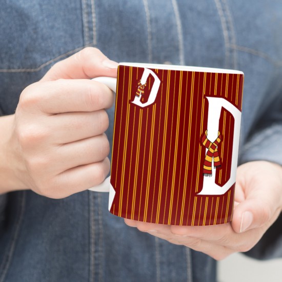 ماگ طرح حرف D هری پاتر