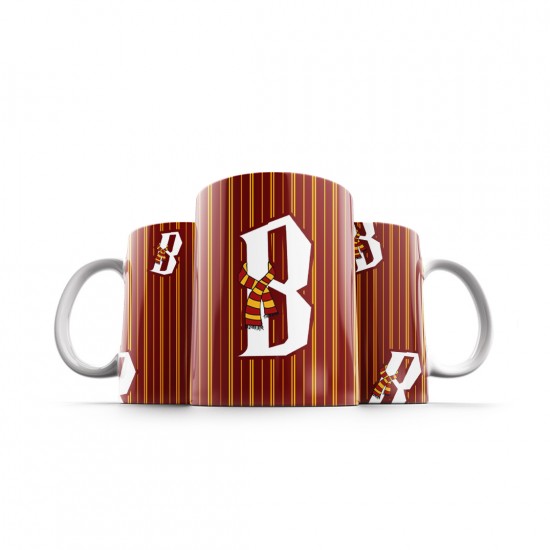 ماگ طرح حرف B هری پاتر