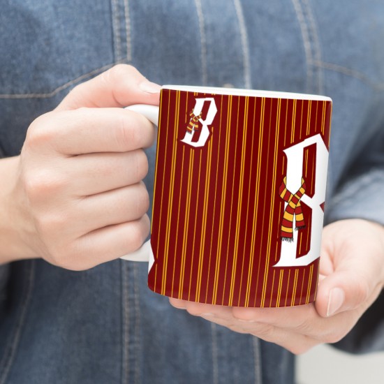 ماگ طرح حرف B هری پاتر