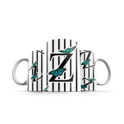 ماگ طرح حرف Z پروانه ای