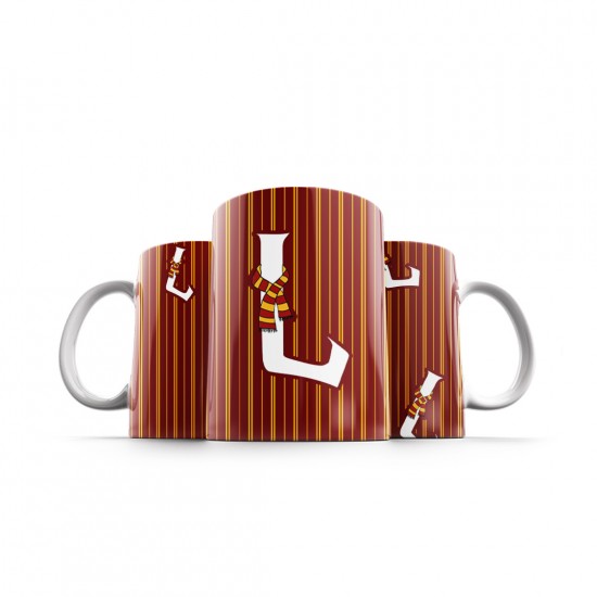 ماگ طرح حرف L هری پاتر