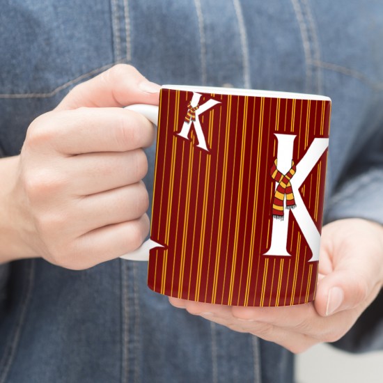 ماگ طرح حرف K هری پاتر