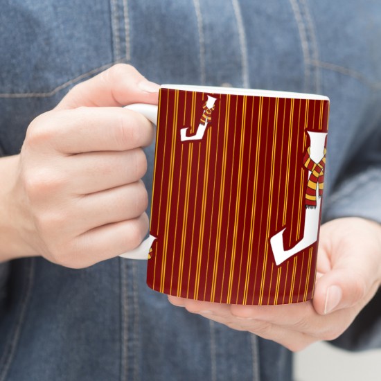 ماگ طرح حرف J هری پاتر