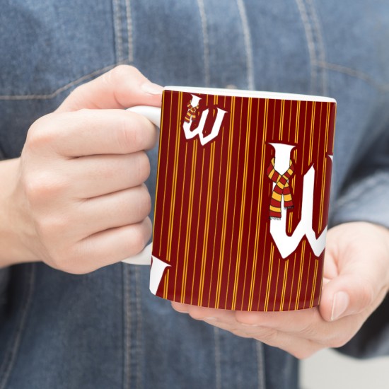 ماگ طرح حرف W هری پاتر
