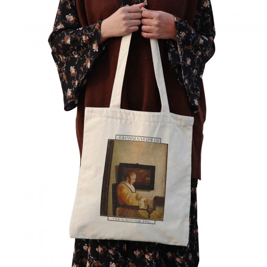 تت بگ متقال طرح یک زن در حال خواندن از ورمر