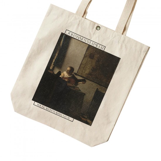 تت بگ متقال طرح زن جوان با عود از ورمر