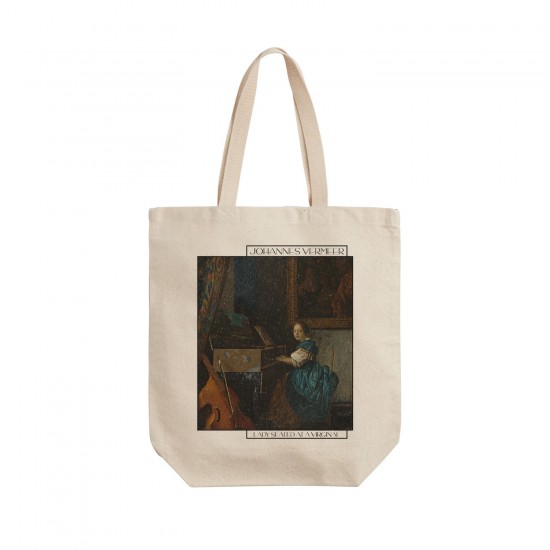 تت بگ متقال طرح دختری پشت ساز ویرژینال از ورمر